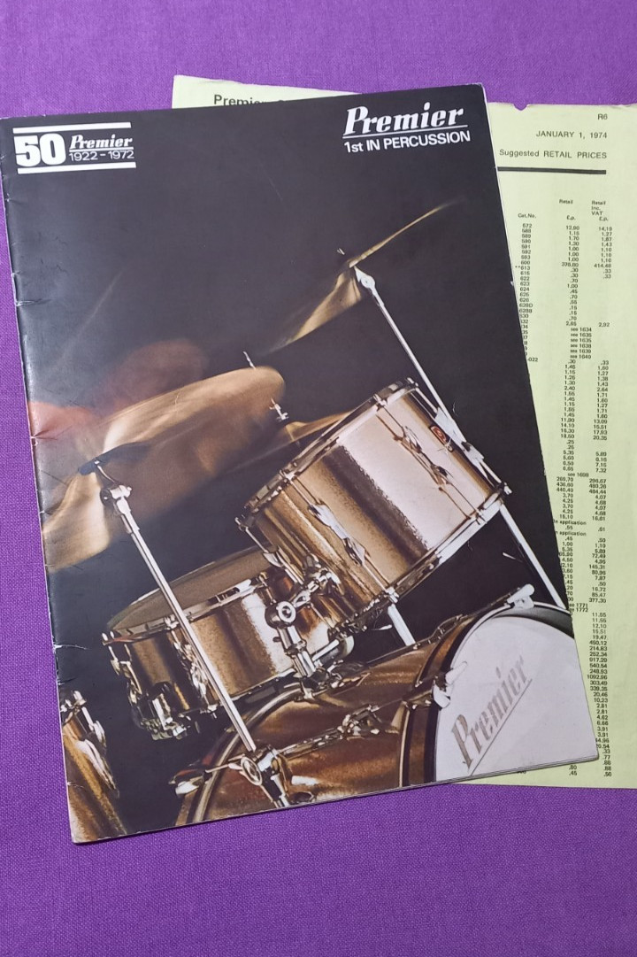 Vintage Premier Golden Anniversary 1972 catalogue 36pp many full colour & prices