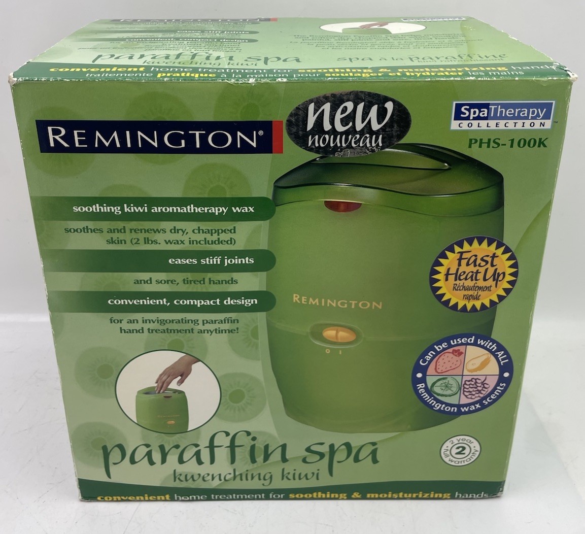 NEW Remington Paraffin Spa Green Spa Therapy Collection Kwenching Kiwi PHS-100K