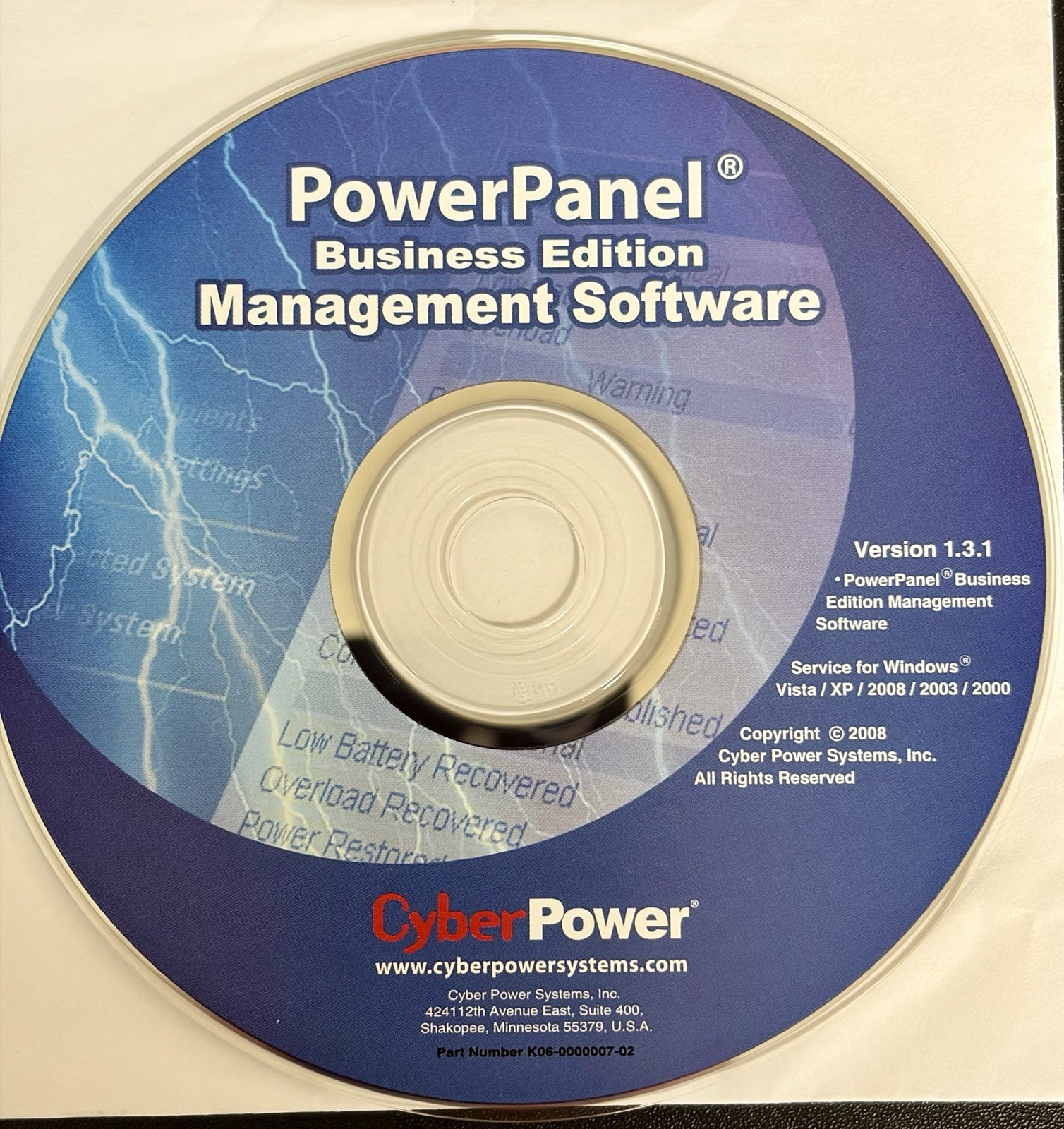 Power Panel Business Edition Management Software Version 1.3.1
