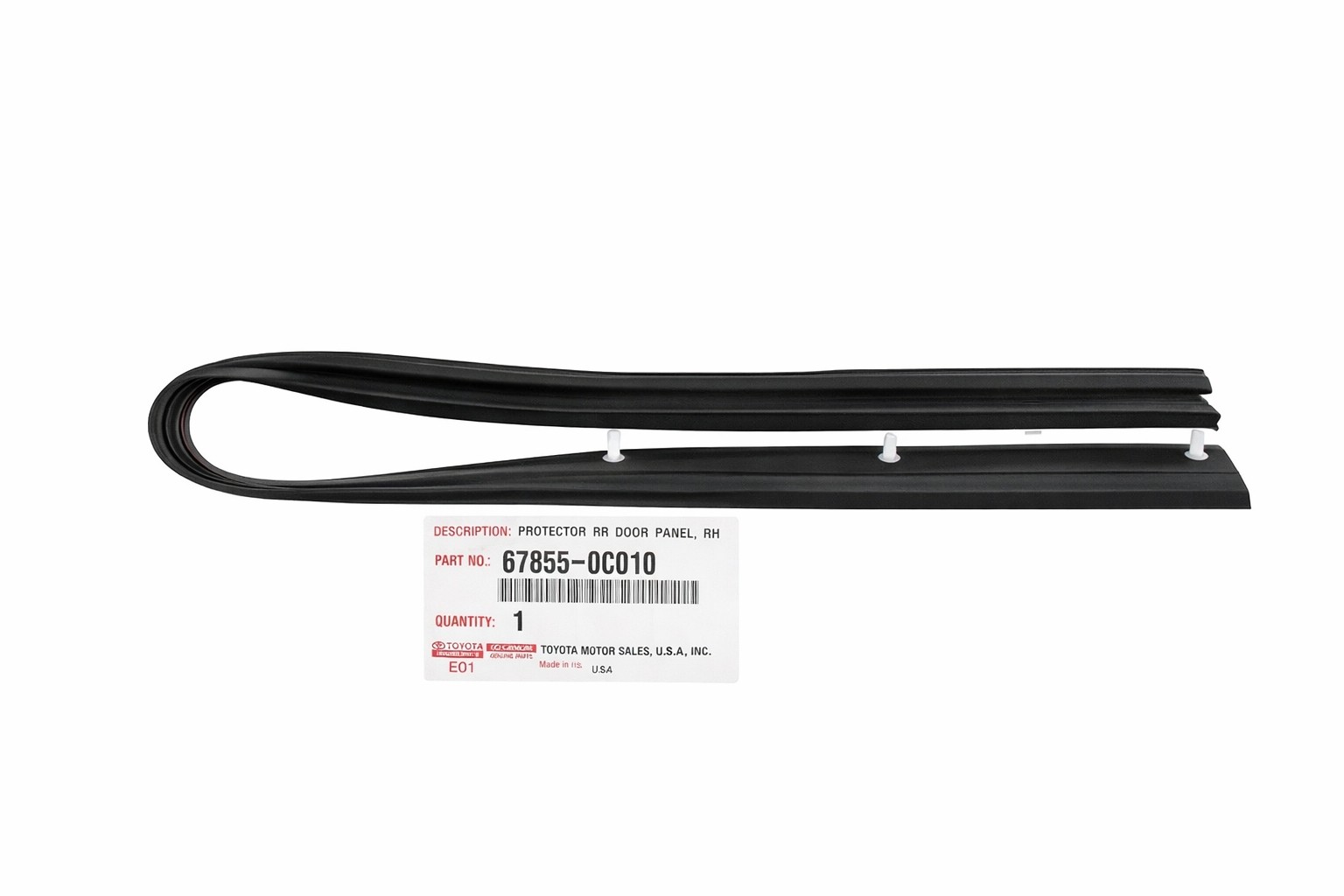 Genuine OEM Door Edge Guard For Toyota Tundra Limited 07-13, Sequoia 678550C010