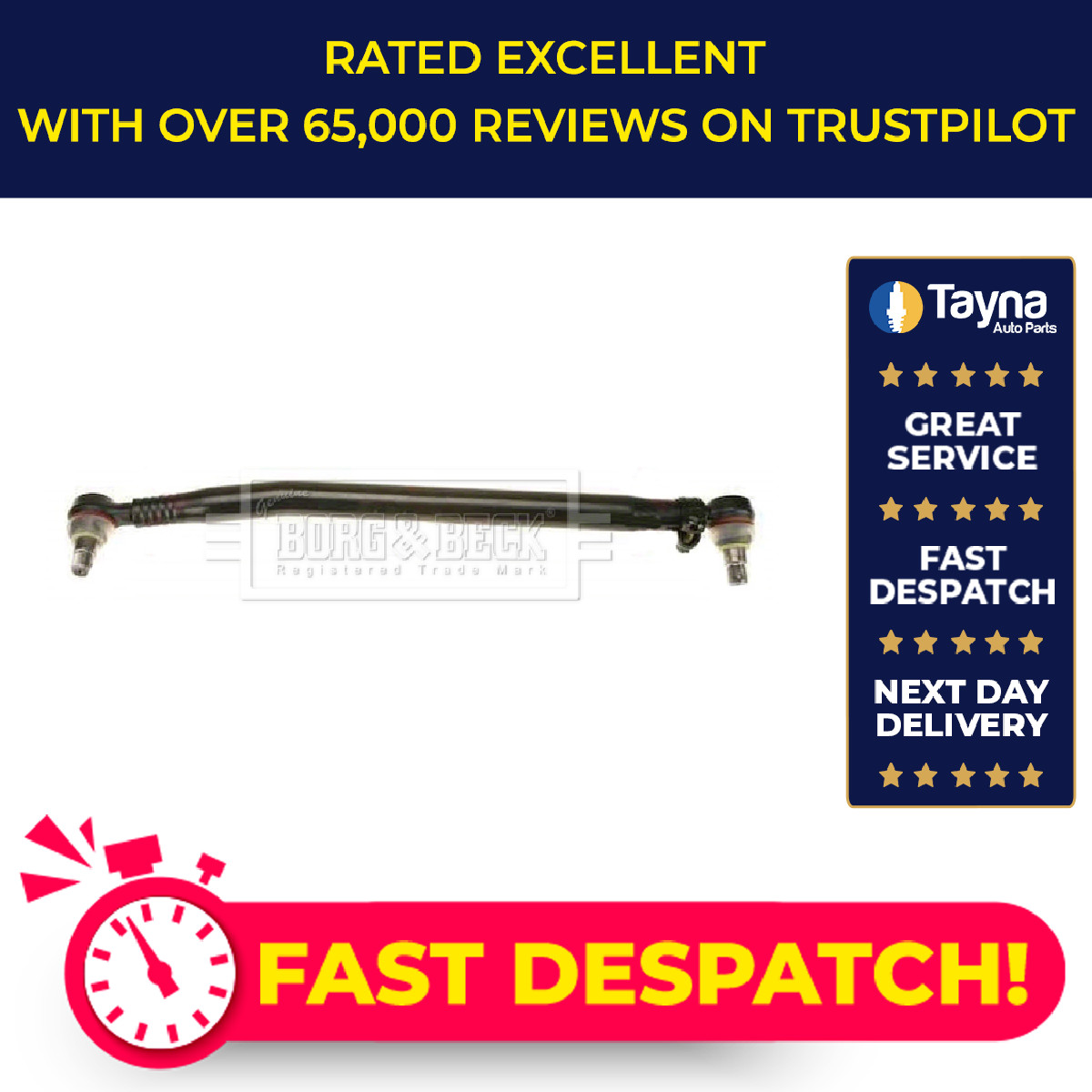 CV Centre Rod Assembly BTR32805 Borg & Beck 1363858 1448062 1602820 Quality New