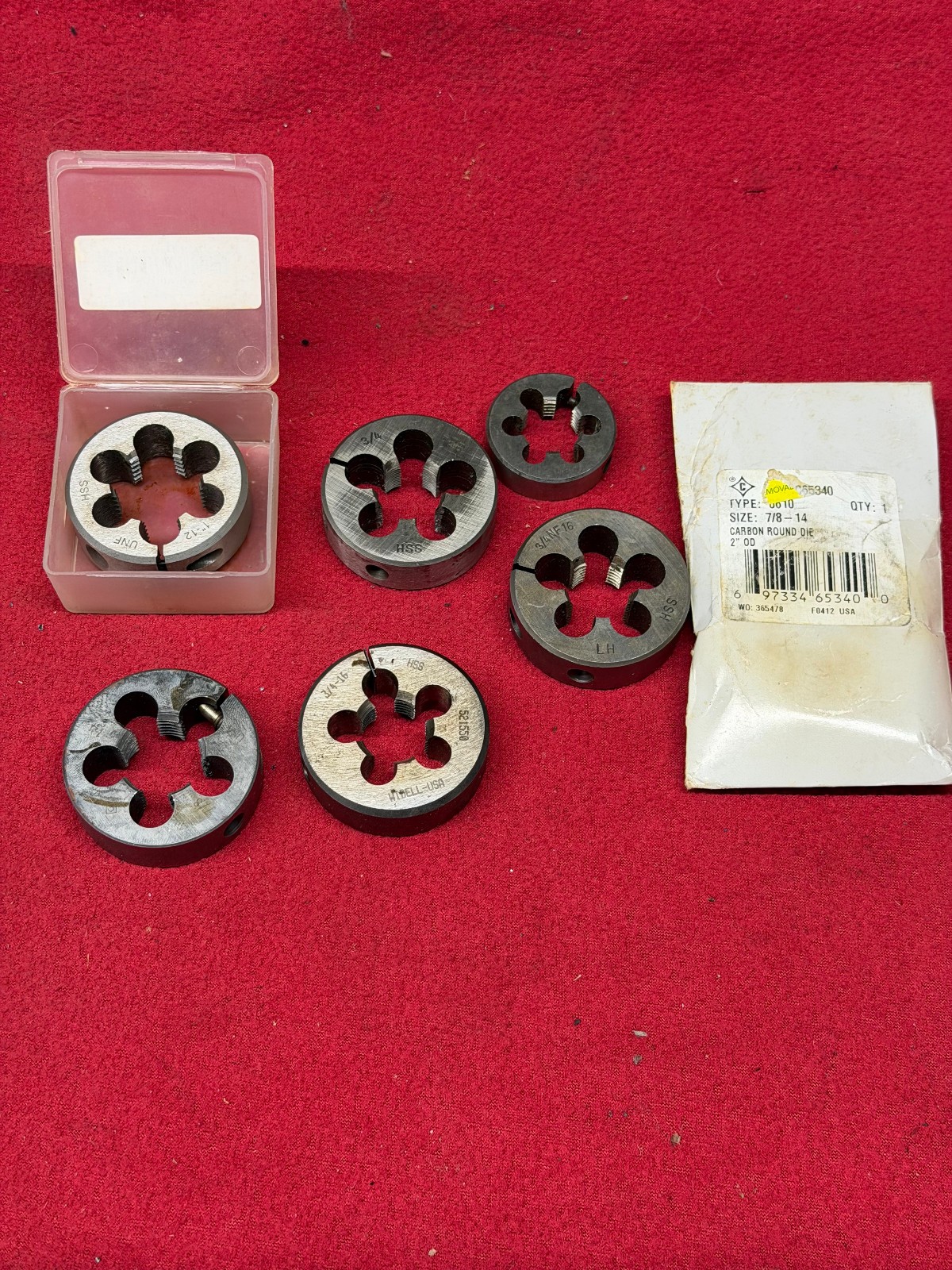 Nice Lot of Dies                        S-156