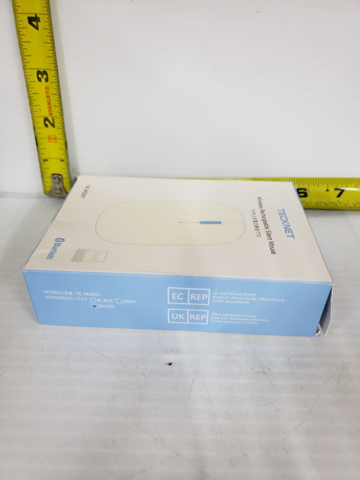 Tecknet - Wireless Rechargeable SILENT MOUSE TK-MS001