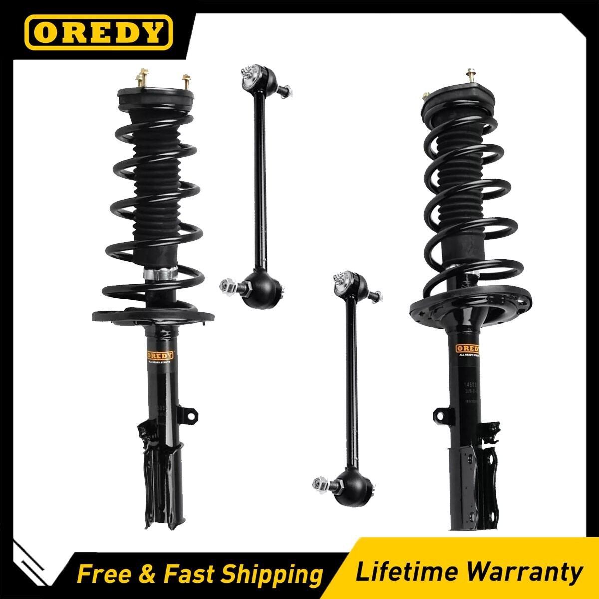 Rear Struts & Sway Bars Kit for Toyota Camry Solara Lexus ES330 2004 2005 2006