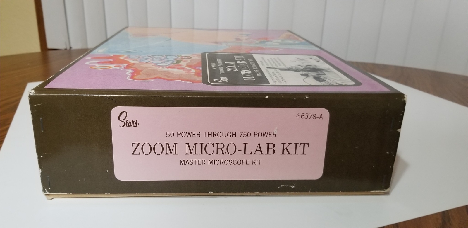 Vintage 1960s Sears Zoom Micro Lab Kit Master Microscope Set Boxed Very Nice X