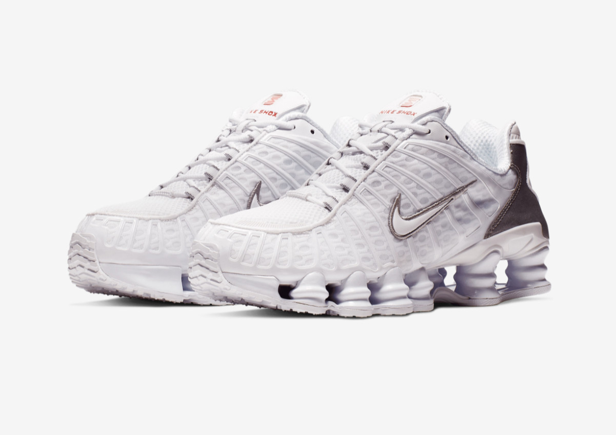 Nike Shox TL OG White Silver AV3595-100 Men's Size 7.5-13 Brand New