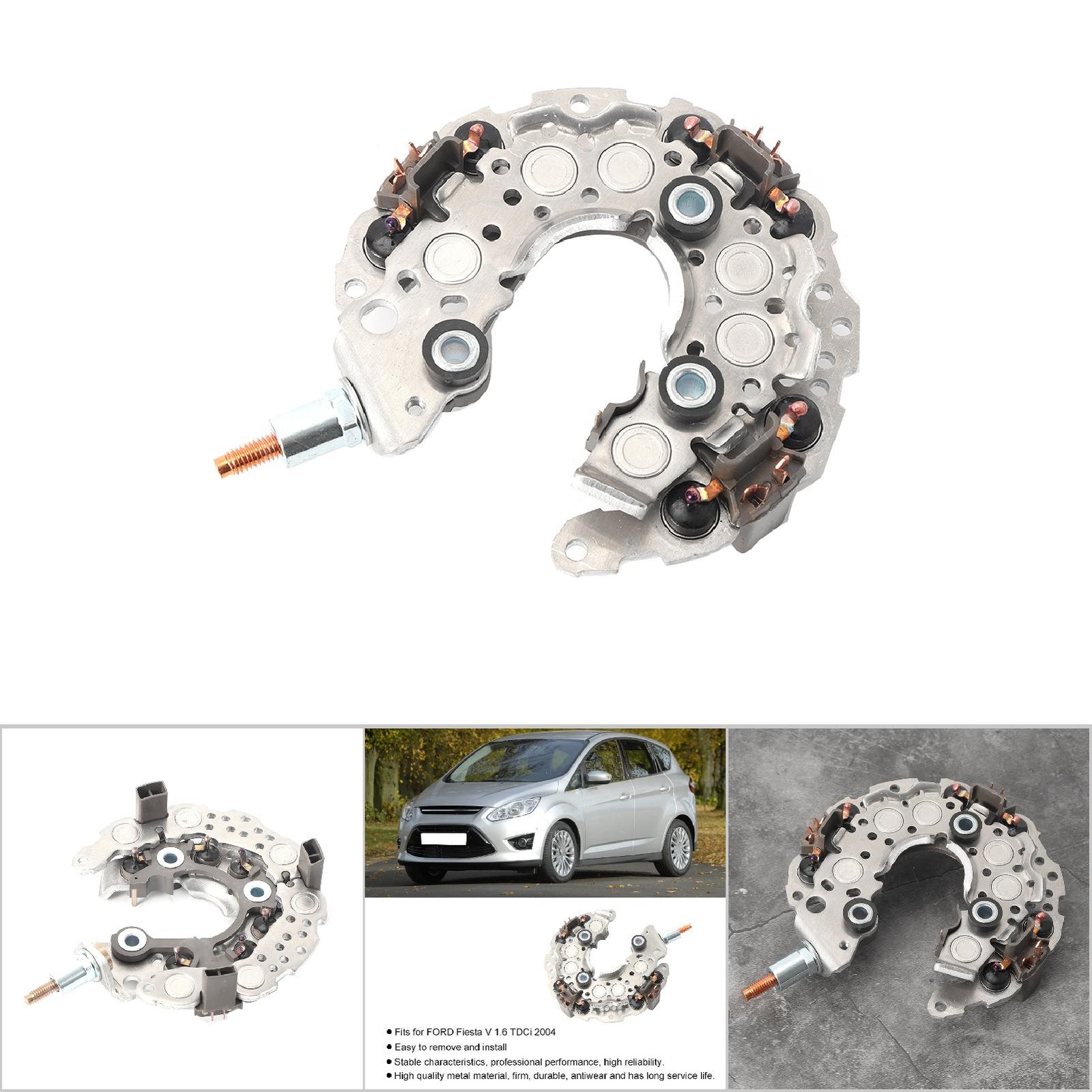 Alternator Rectifier Metal Tor Rectifier Regulator INR422 Replacement Fits CEQK