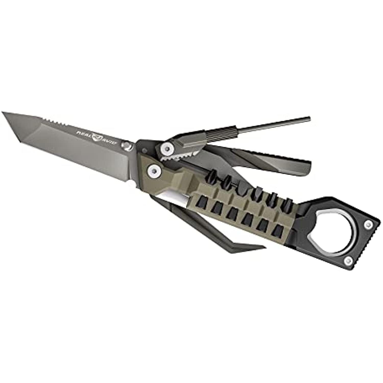Real Avid The Pistol Tool, Multi-Tool, Stainless Steel, 19 Precision Tools
