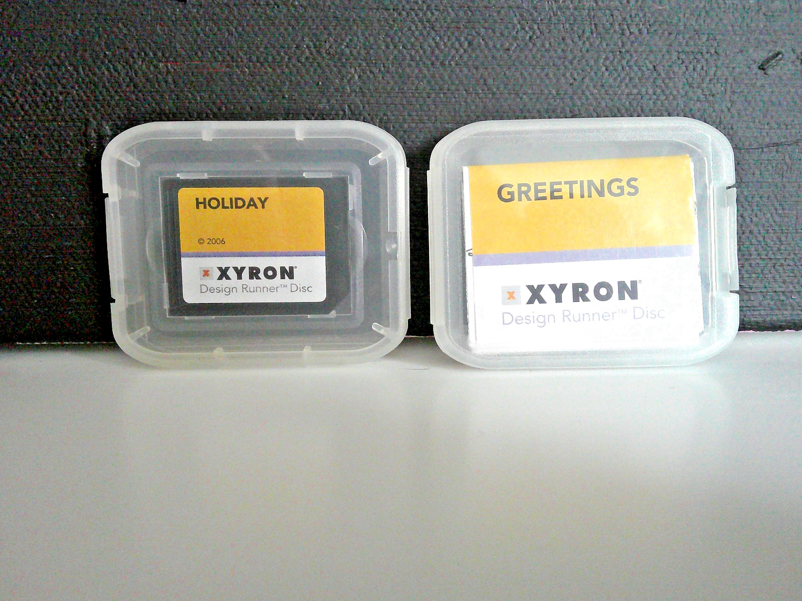 Xyron Design Disc Greetings Holiday Lot 2