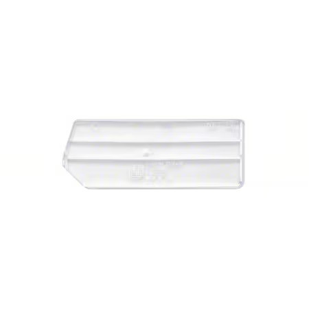 Quantum Storage Systems Dus220cl Plastic Bin Divider, Clear, 6 In L, 2 In H, 6