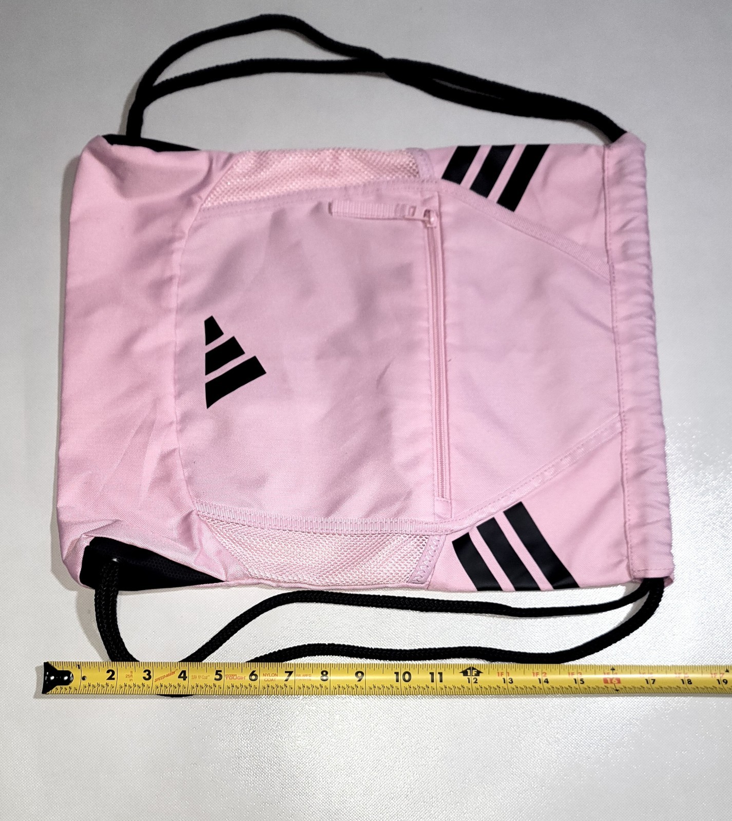 Adidas Stadium Sackpack Women's Light Pink&Black Drawstring Gym Bag