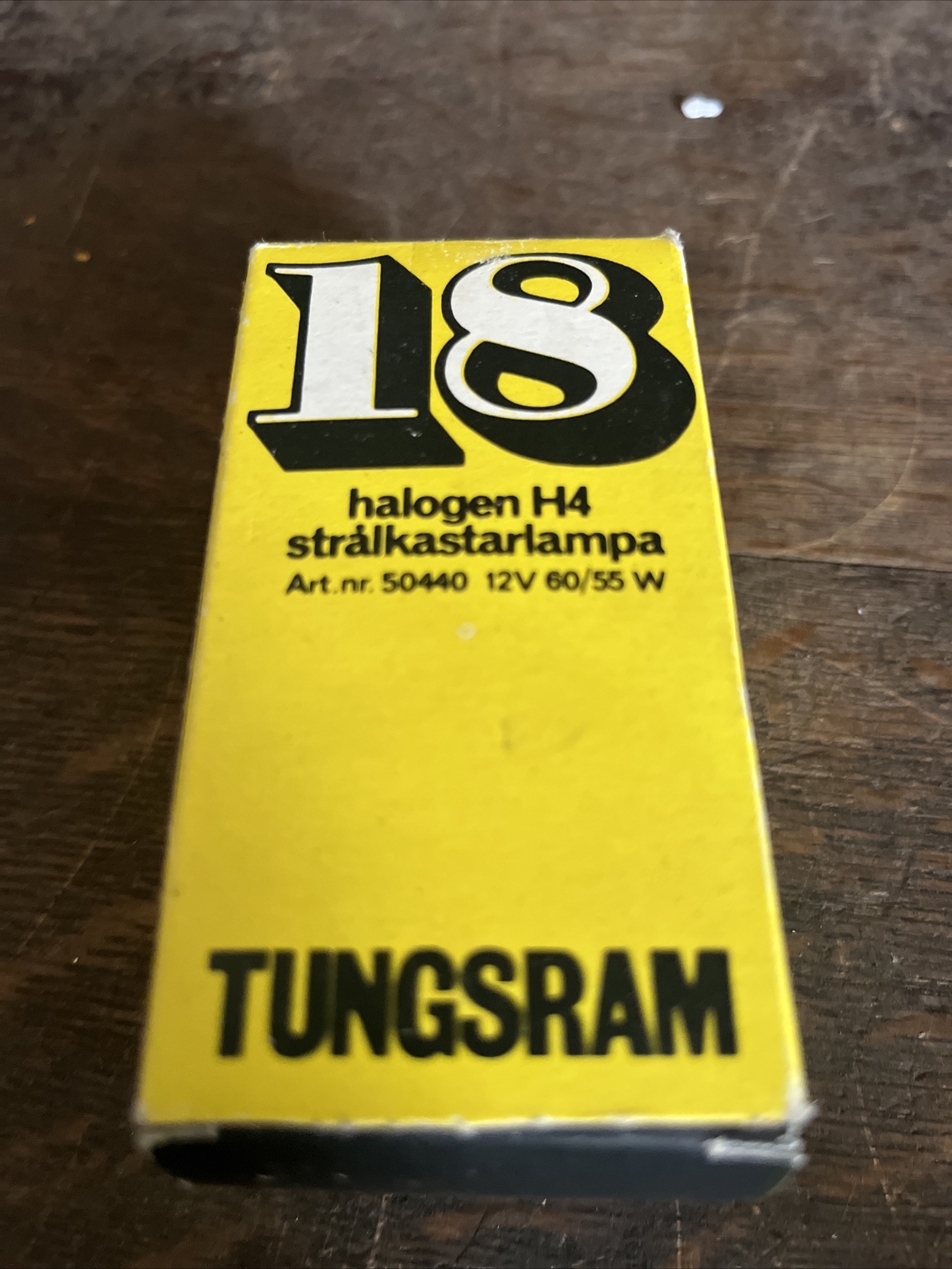 NOS TUNGSRAM 18 Halogen H4 12v 60/55 W Bulb