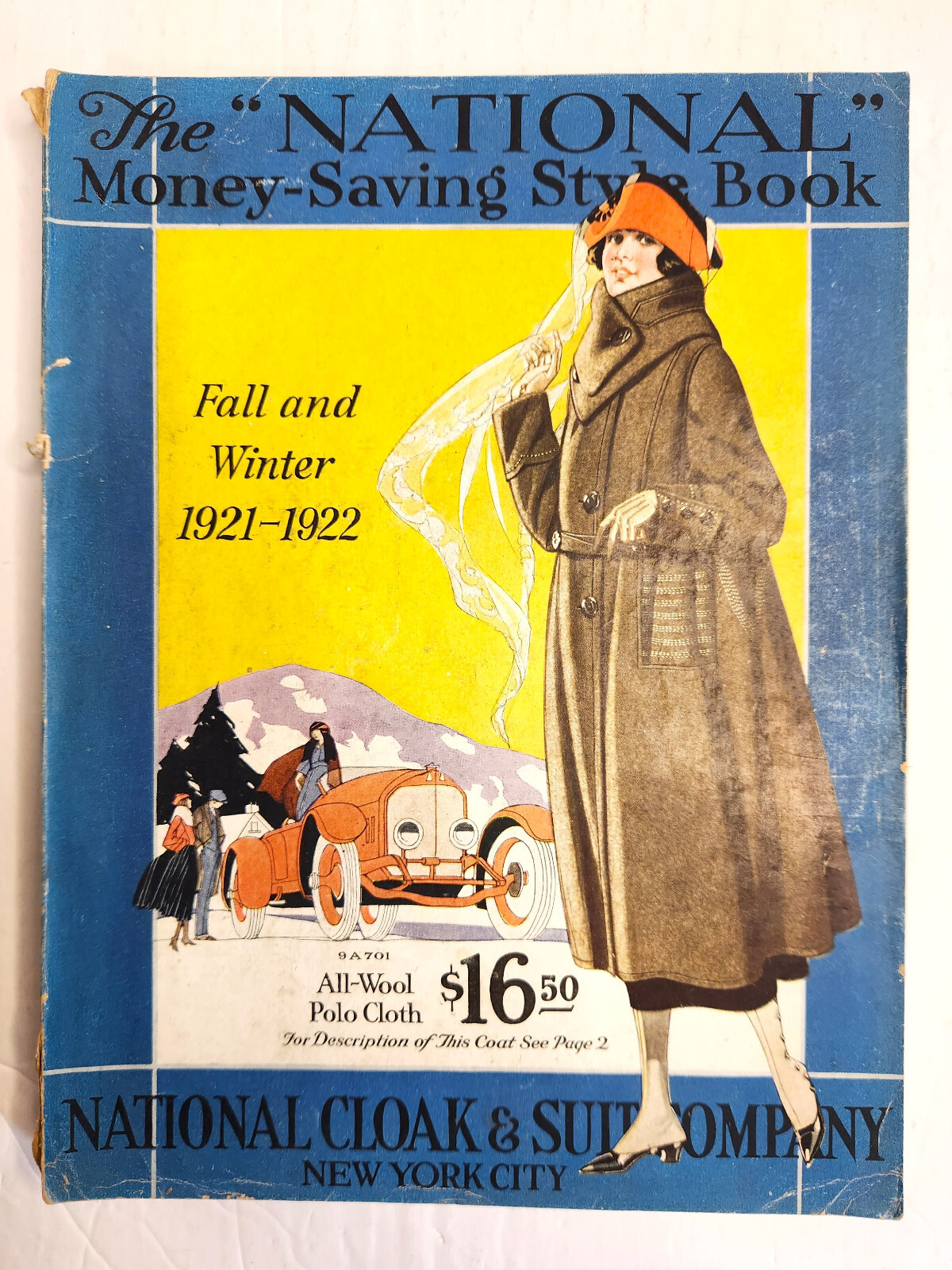 1921-1922 NATIONAL CLOAK & SUIT CO. FALL AND WINTER CATALOG - 451 PAGES -- [891]