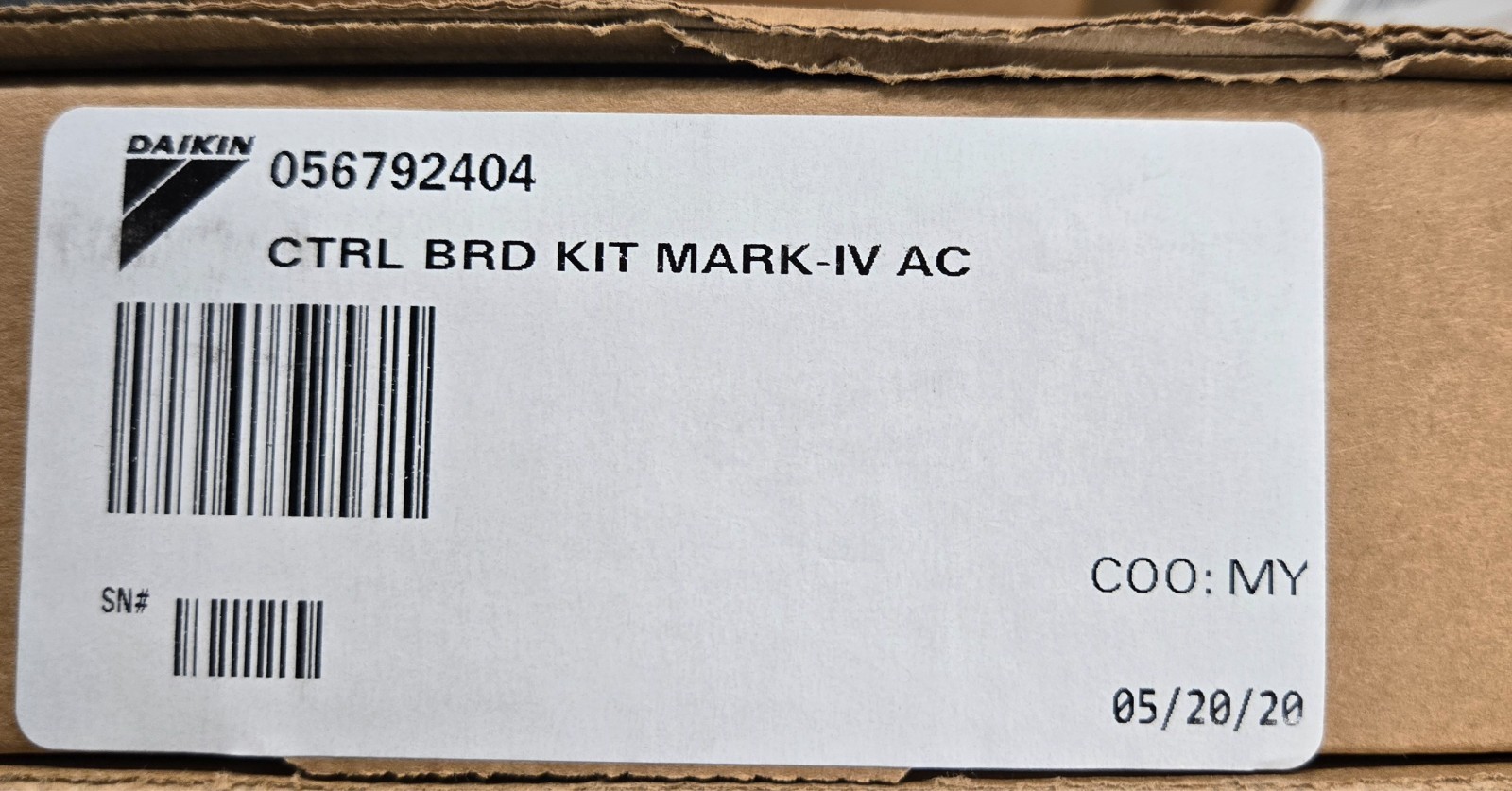 New Daikin Mcquay 056792402 Mark IV/AC Control Circuit Board