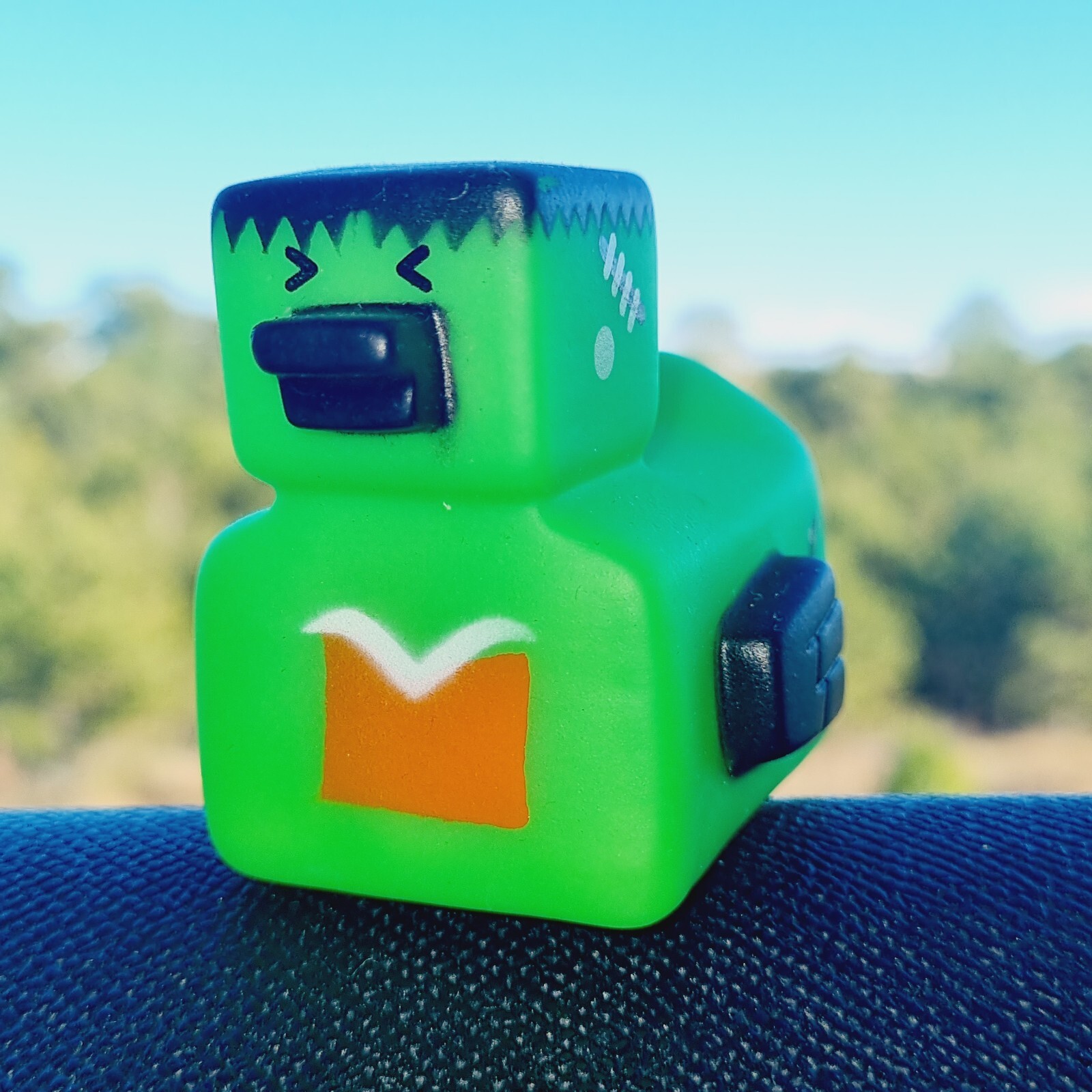 🧟‍🦆 Frankenstein Rubber Duck for Jeep Ducking 🛻 Fun Jeep Wrangler Accessory