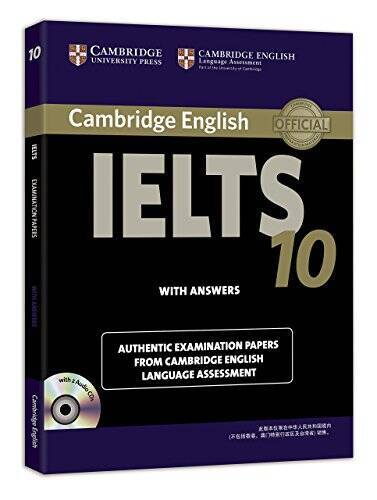 Cambridge Ielts 10 Students Book with Answers with Audio CDs China Editi - GOOD