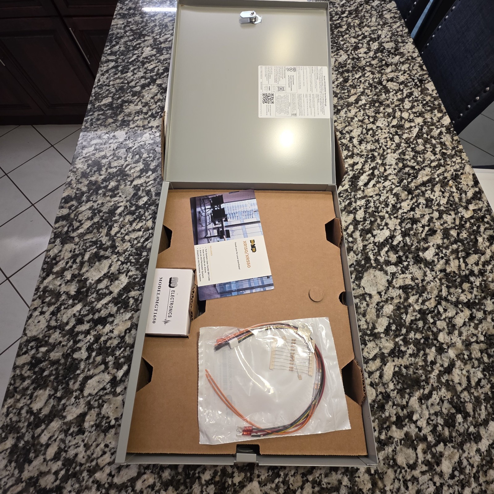DMP Network Control Panel - Large - Gray Enclosure (XR550NL-G)