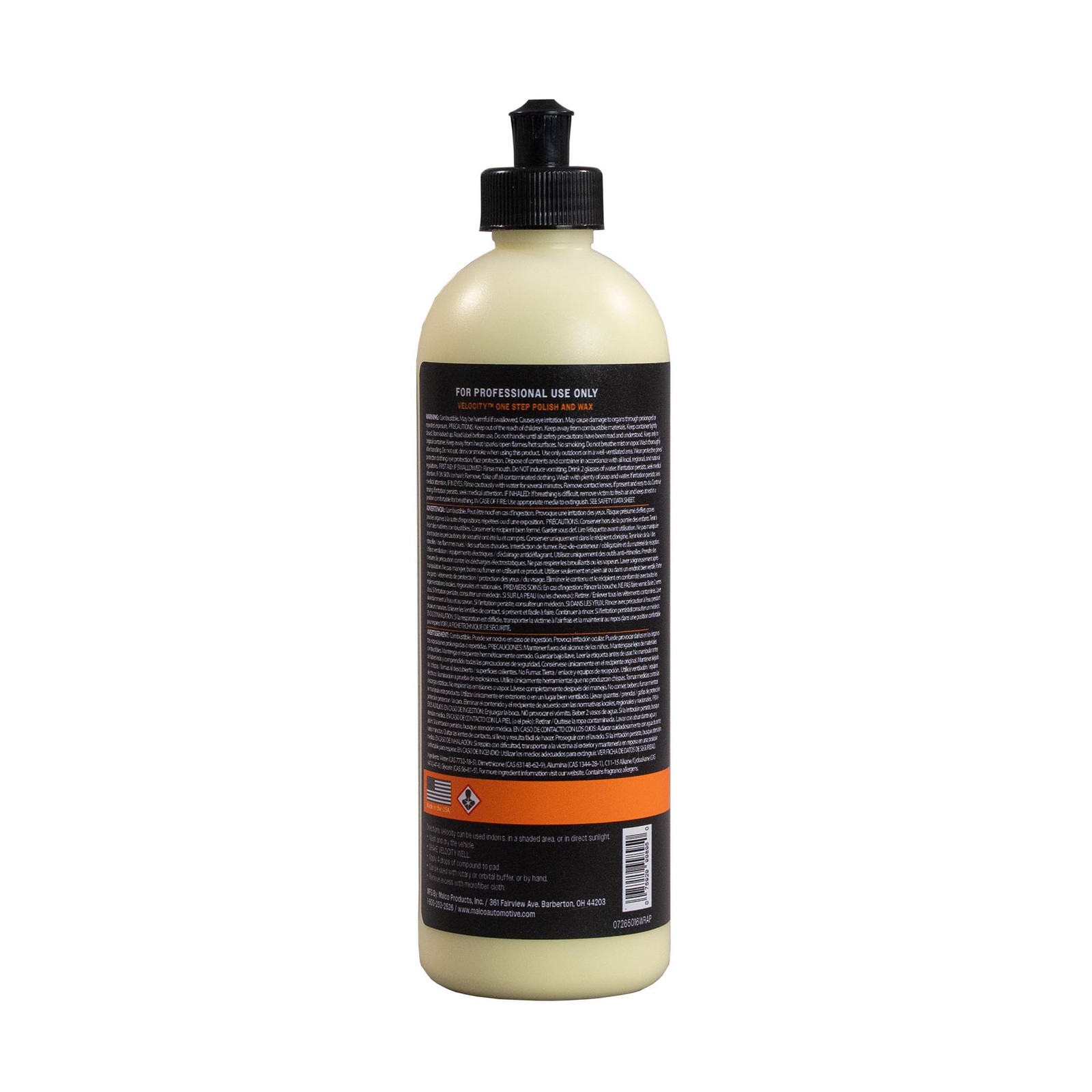 Malco Velocity One-Step Car Polish and Wax (90 Day 16 Fl Oz (Pack of 1)