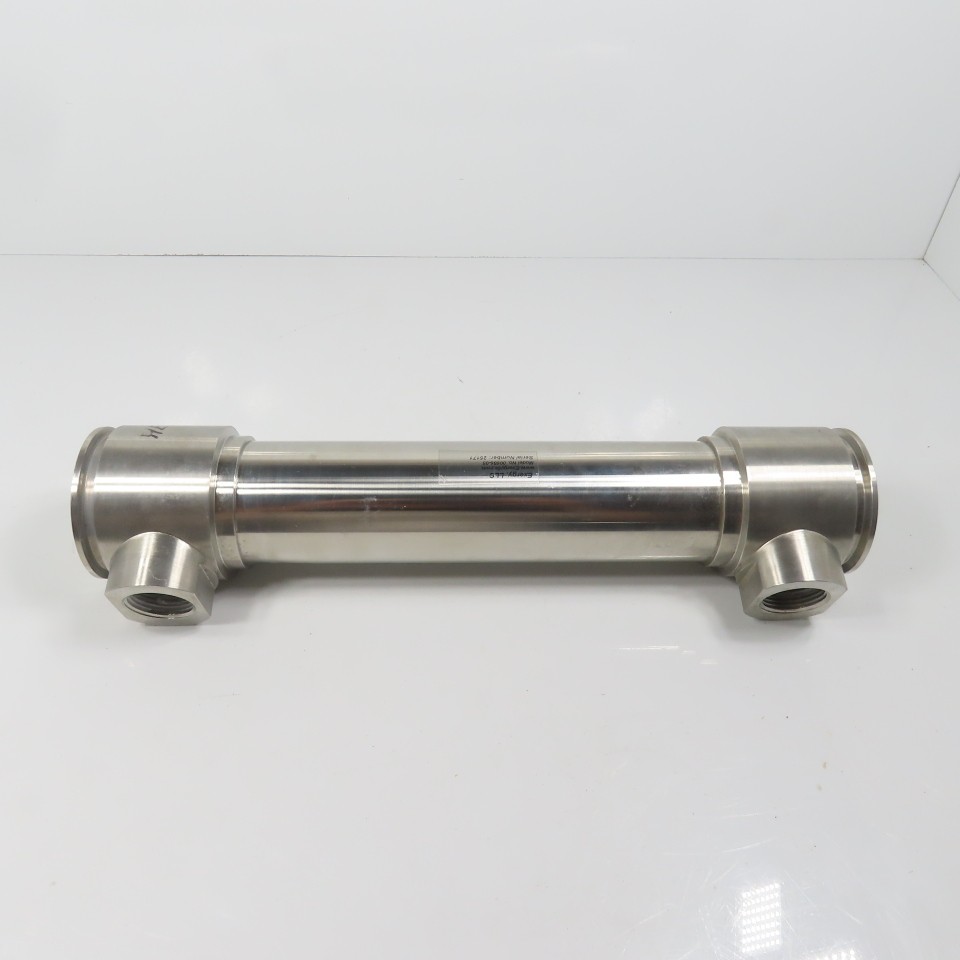 Exergy 00686-05 Single Tubesheet Sanitary 2.5" Shell & Tube Heat Exchanger 15" L