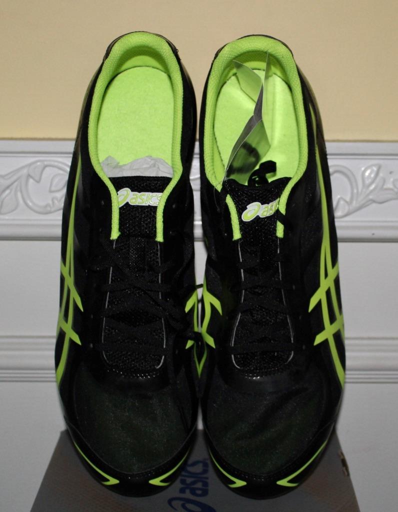 NEW BOX Asics Mens Hyper MD 5 Black & Yellow Track Field Spikes Shoes Sneaker 7