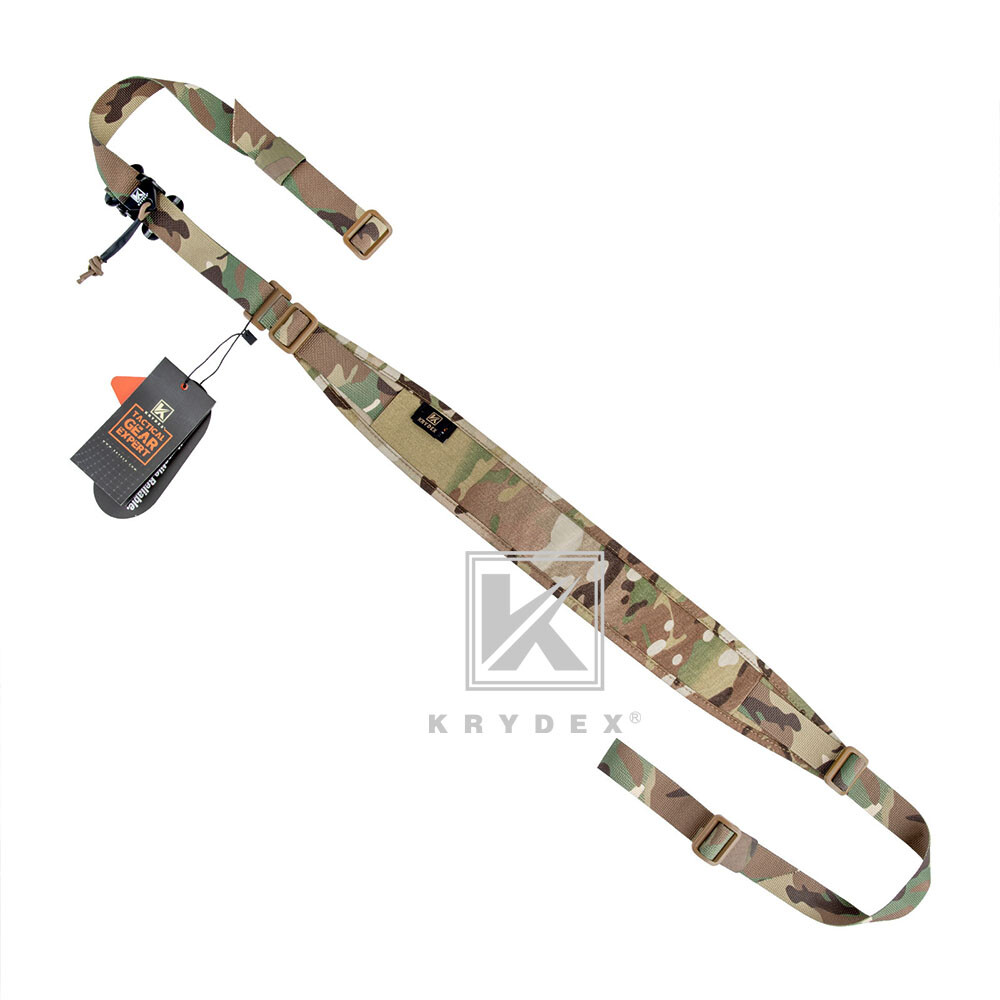 KRYDEX Tactical Sling Strap Modular Slingster Pull Tab 2-Point Sling Adjustable