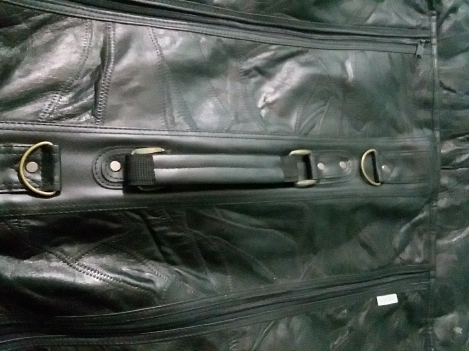 Marine Corps Genuine leather Dress Suit garment Bag /Scholarship Foundation 1962