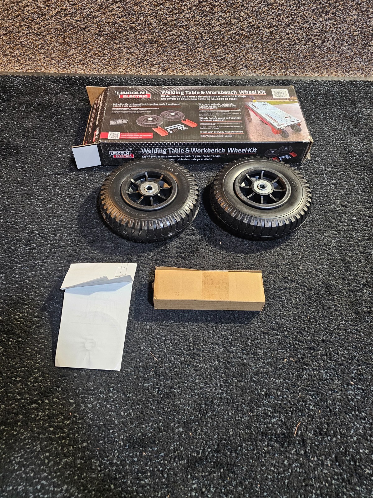 Lincoln Electric K5418-1 2-Wheels for Welding Table & Work Bench