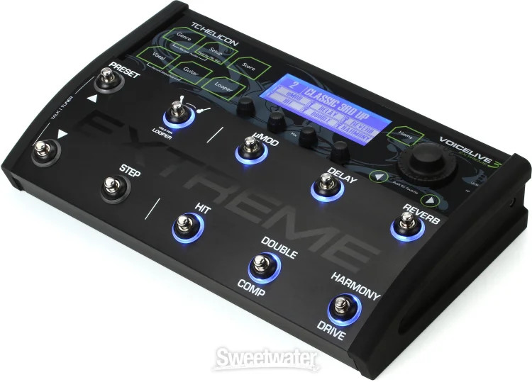TC-Helicon VoiceLive 3 Extreme Guitar and Vocal Effects Processor Pedal