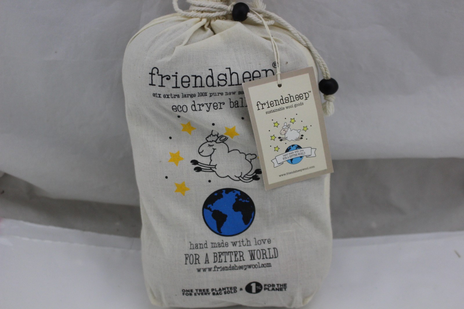 New - Friendsheep Eco Dryer Balls Set Of 6 1000 Loads Each Purple Haze