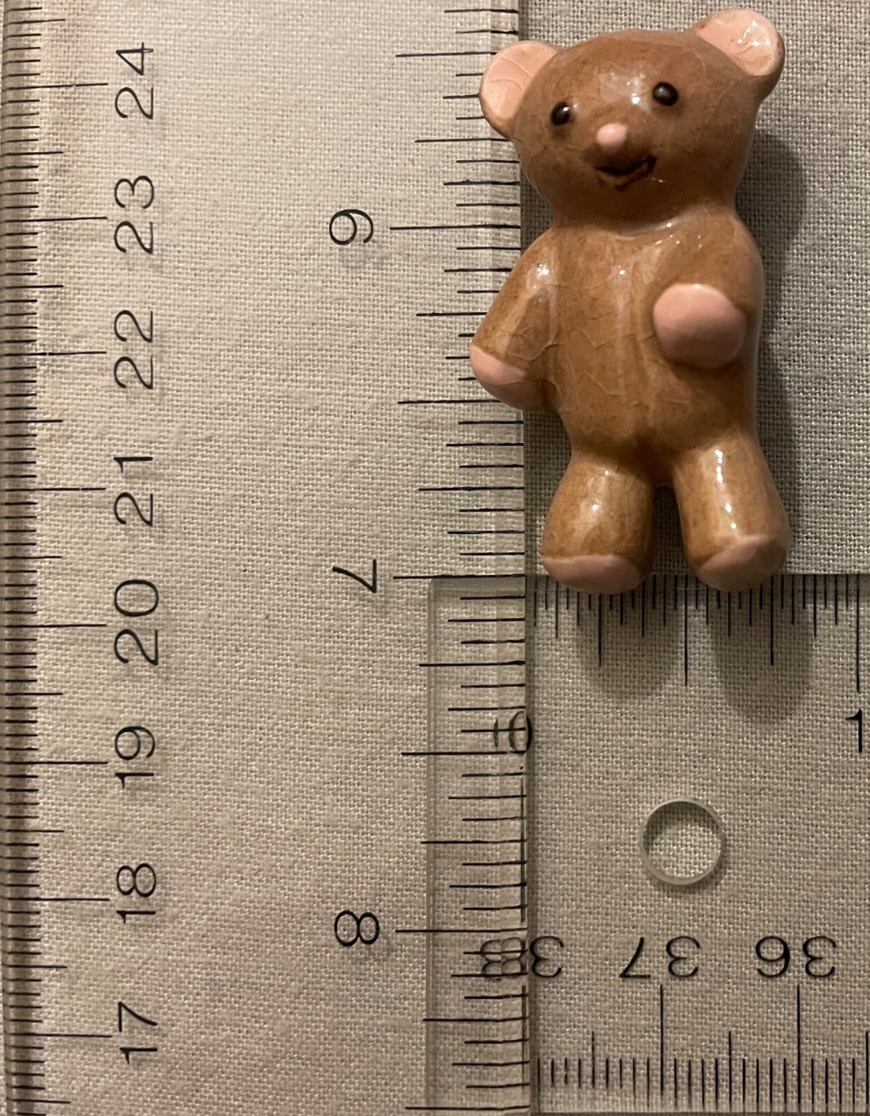 TEDDY BEAR Pin, approx. ¾"x 1 ½"