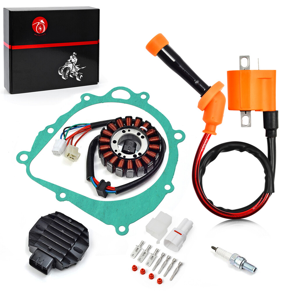 Ignition Coil Spark Plug Regulator Stator For Suzuki Quadsport Z400 LTZ400 03-08