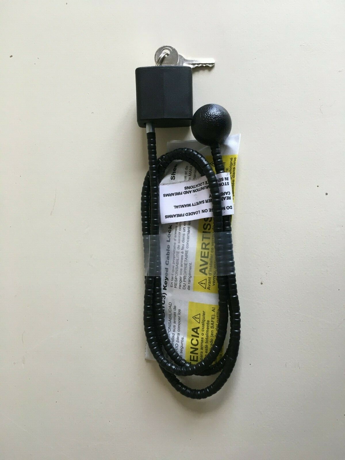 Regal Industrial Sales Firearm Keyed Cable Lock - R38LASC3, R38LALC3, R38LATC3