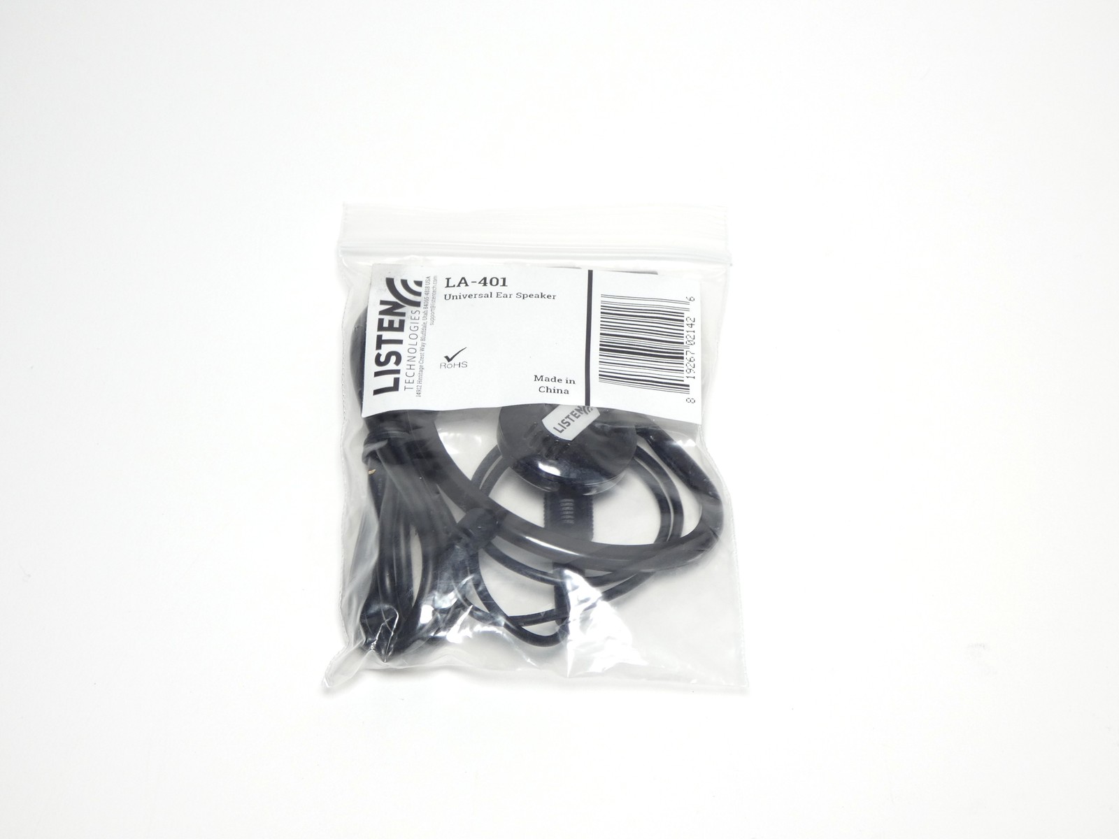 Listen Technologies LA-401 Universal Ear Speaker - NEW Surplus!