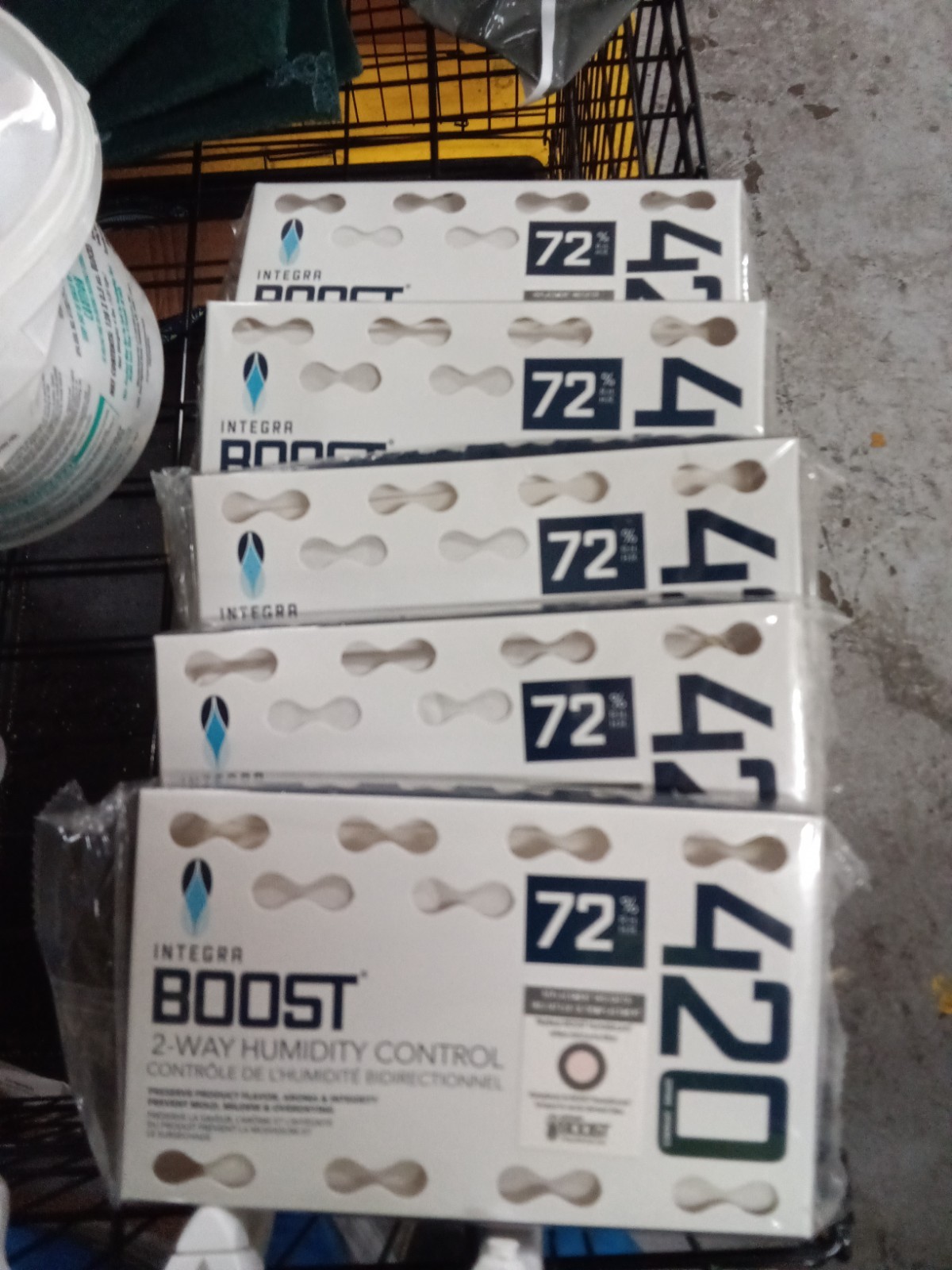 Integra Boost 420g 2-Way Humidity Control at 72% RH (5pcs, No Box,  9072
