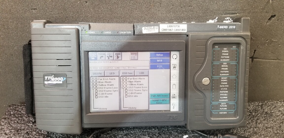 TTC/Acterna Test Pad 2000C with FST-2310 Module Unit A1