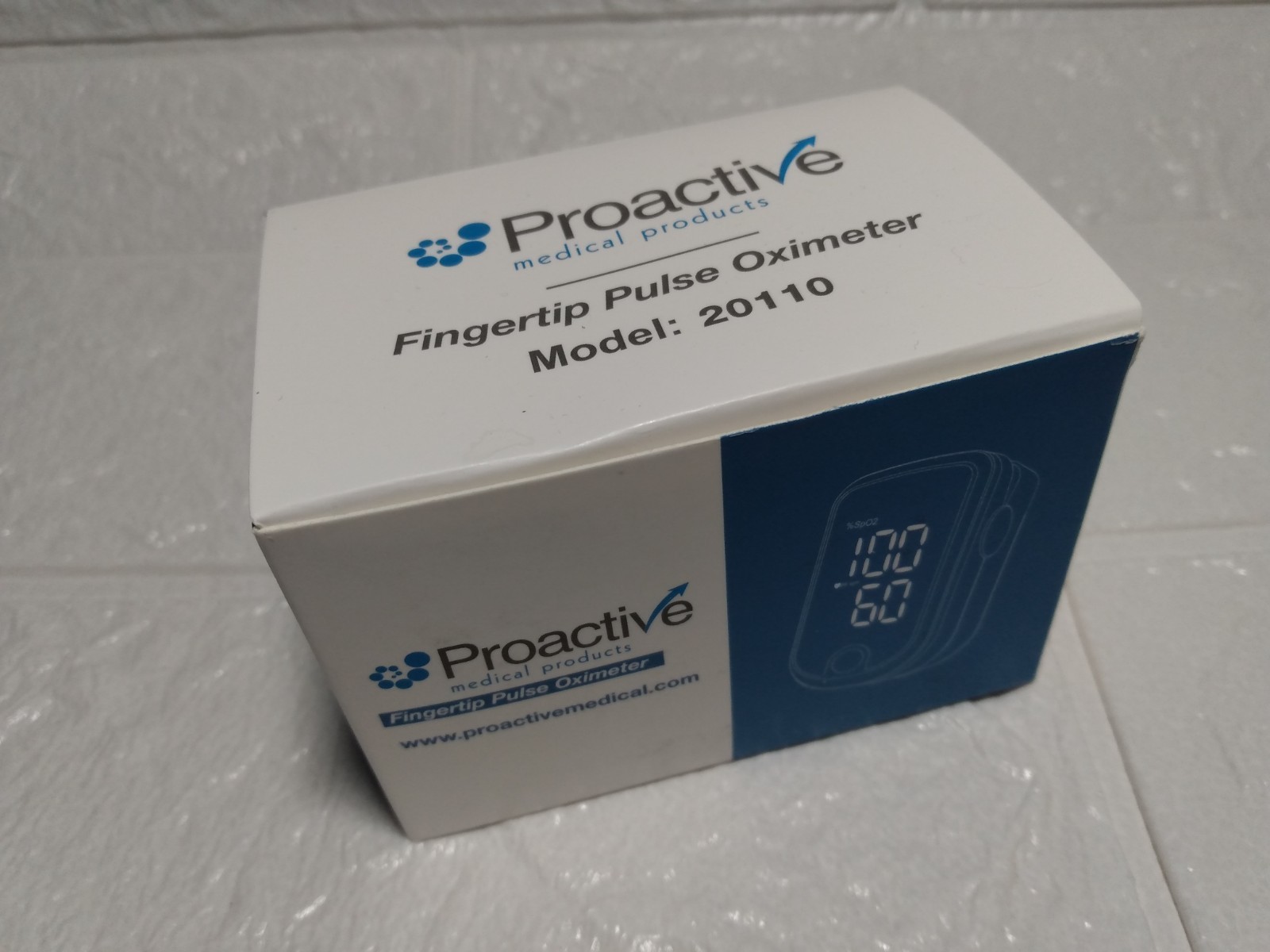 Proactive Medical Products Fingertip Pulse Oximeter With Lanyard [Model: 20110]