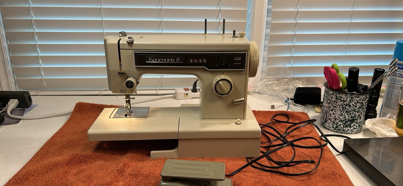 Kenmore 158.13413 Heavy Duty Sewing Machine Made In Japan Sears Roebuck