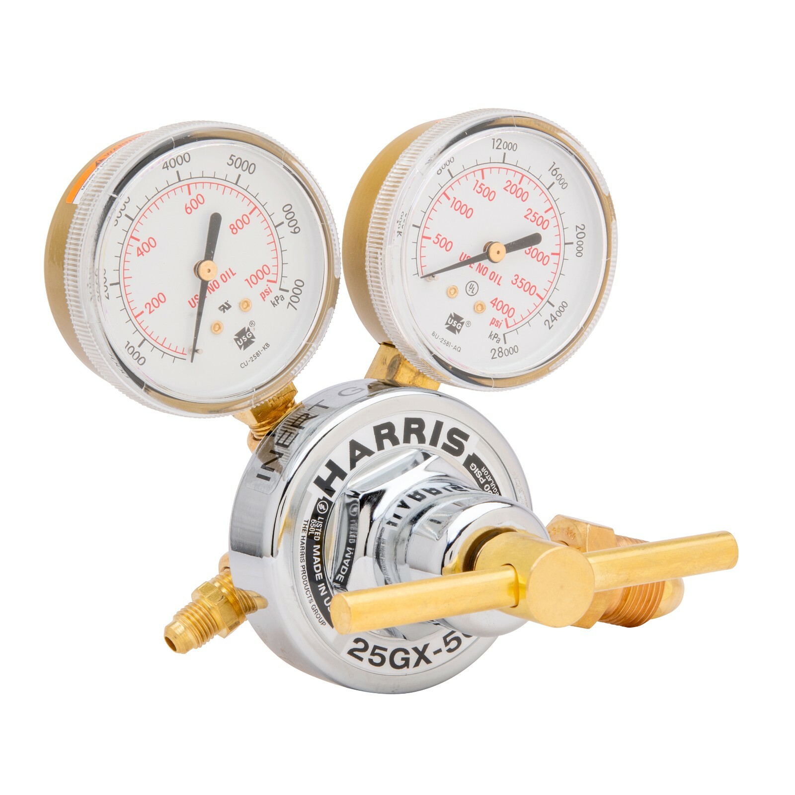 Harris Model 25GX-500-580 HVAC Nitrogen Purging Regulator 3000606