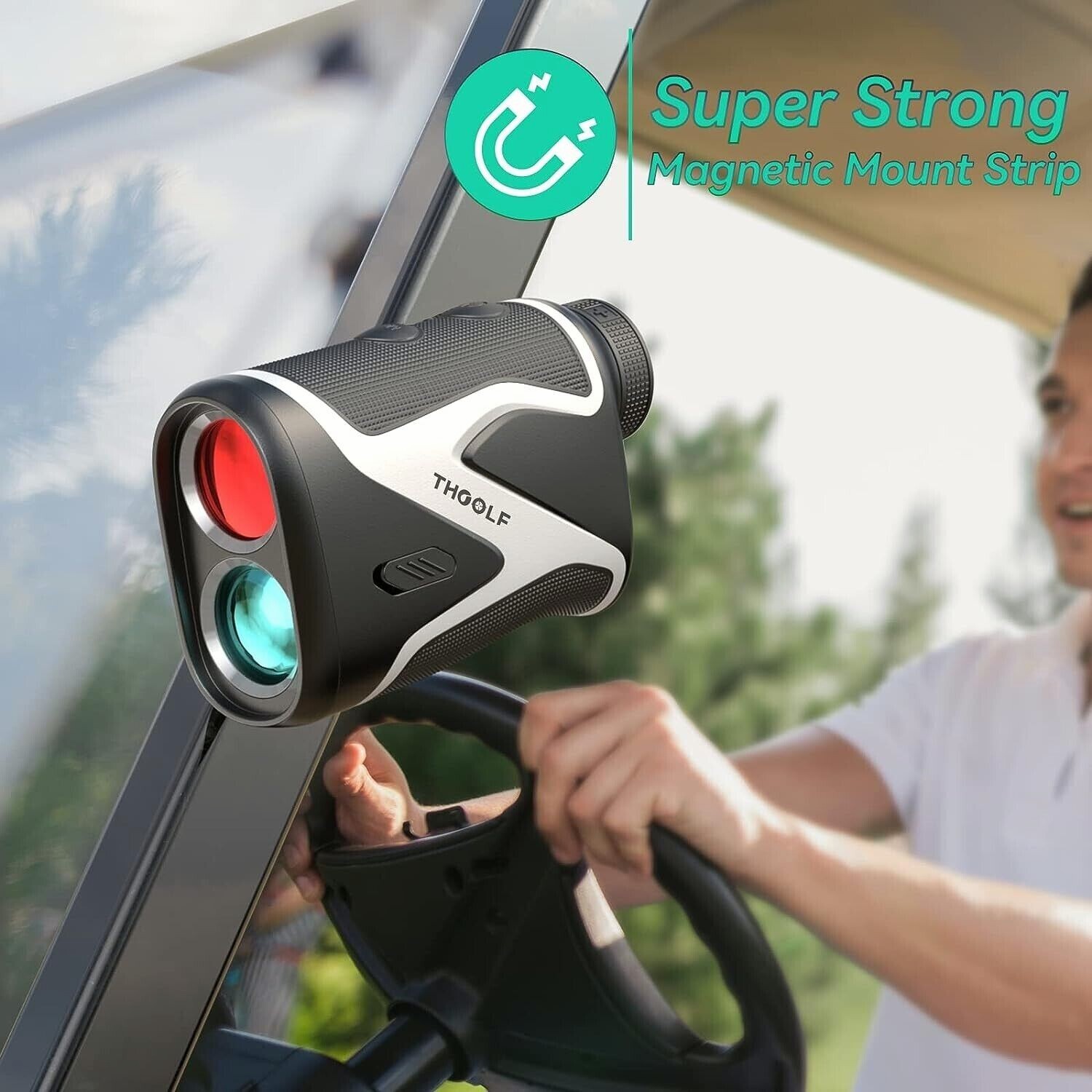 1300 Yard Golf Rangefinder with Slope,USB C Recharging Range Finder Golfing