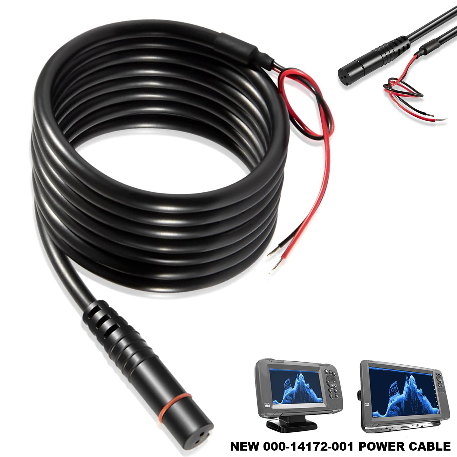 For Lowrance 000-14172-001 Hook2 Power Cable Reveal Cruise Cord 5 7 9 12 inch