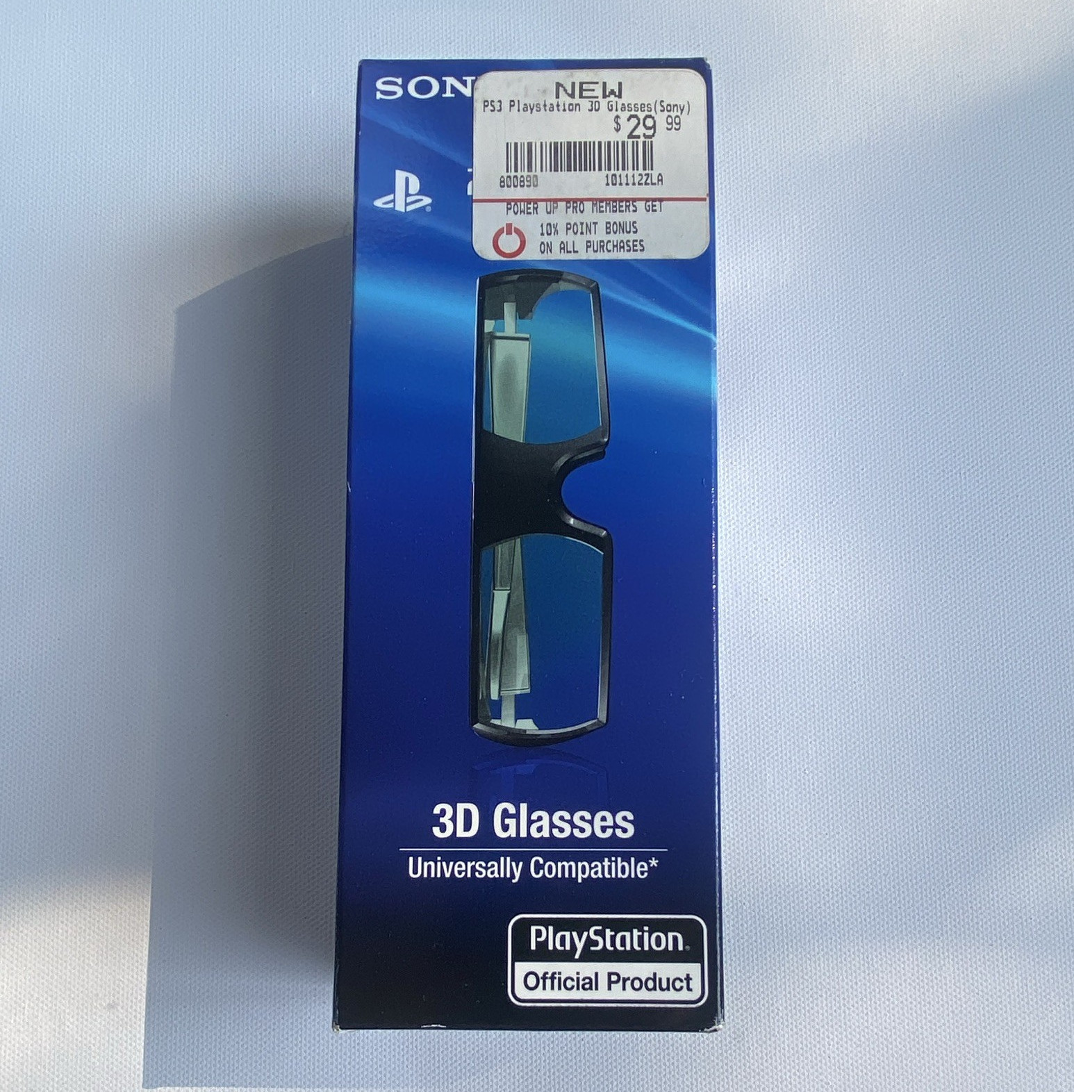 Sony Active 3D Glasses Universally Compatible Lightweight Design Black