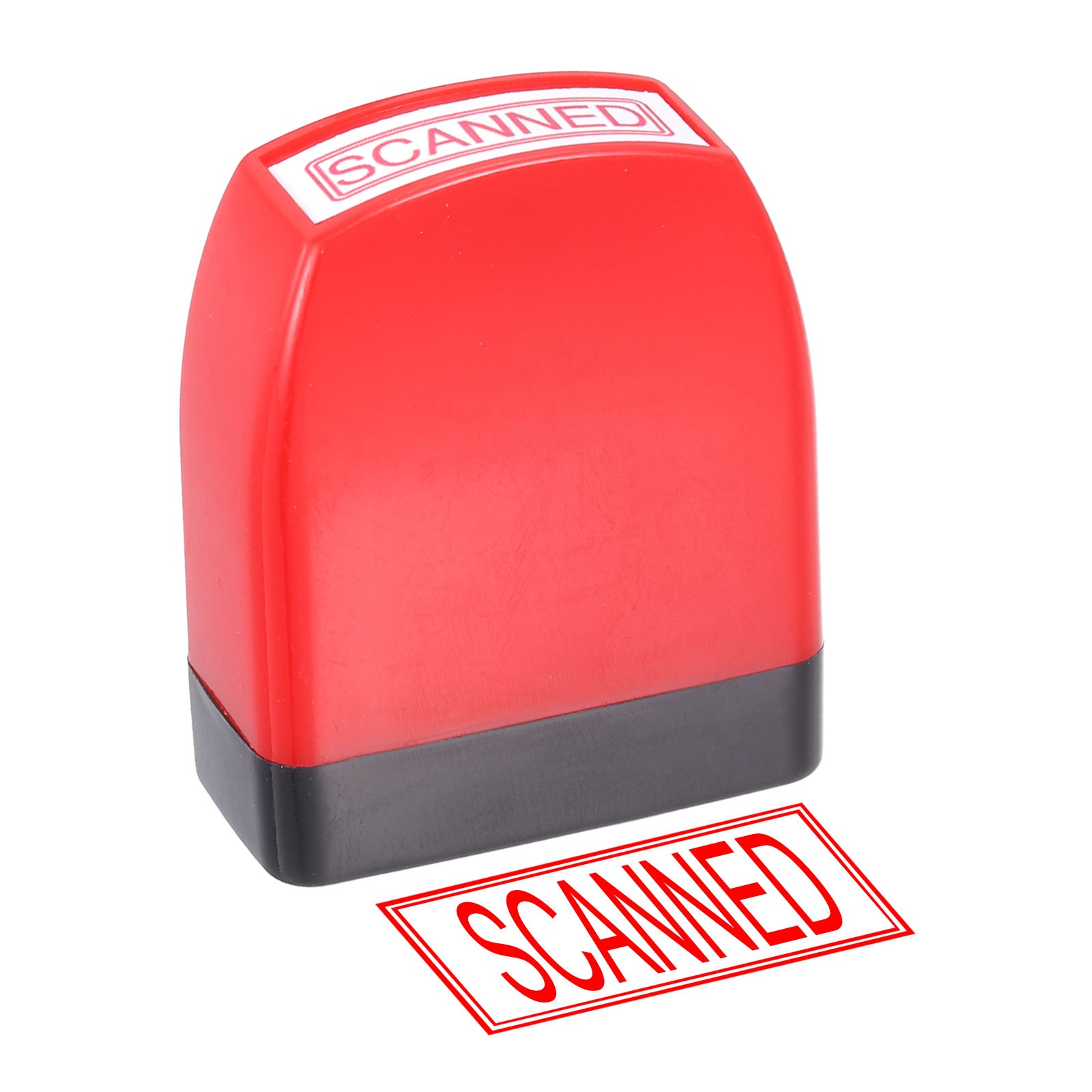 SCANNED Notice Stamp Self Inking, Red Black