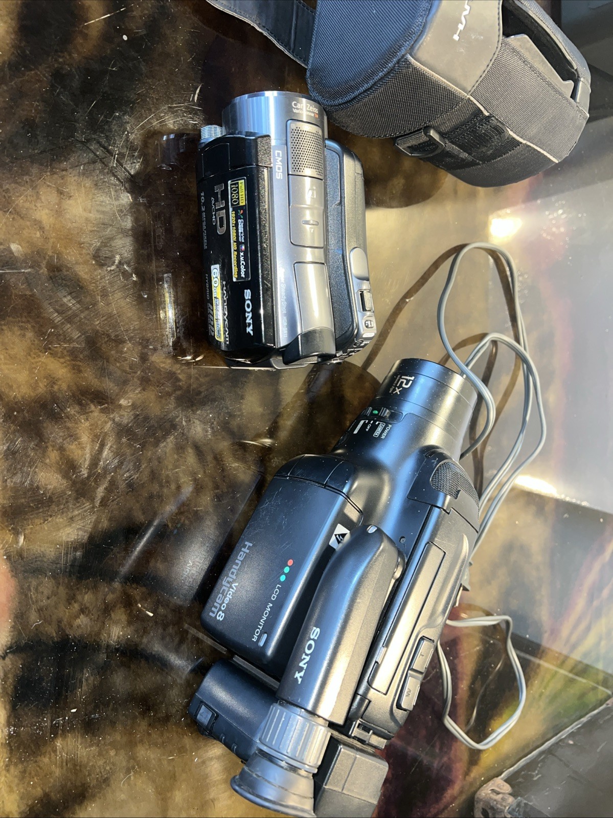 Lot of 2 Sony Handyman The Sony Video Camera Recorder No Charger Not Tested