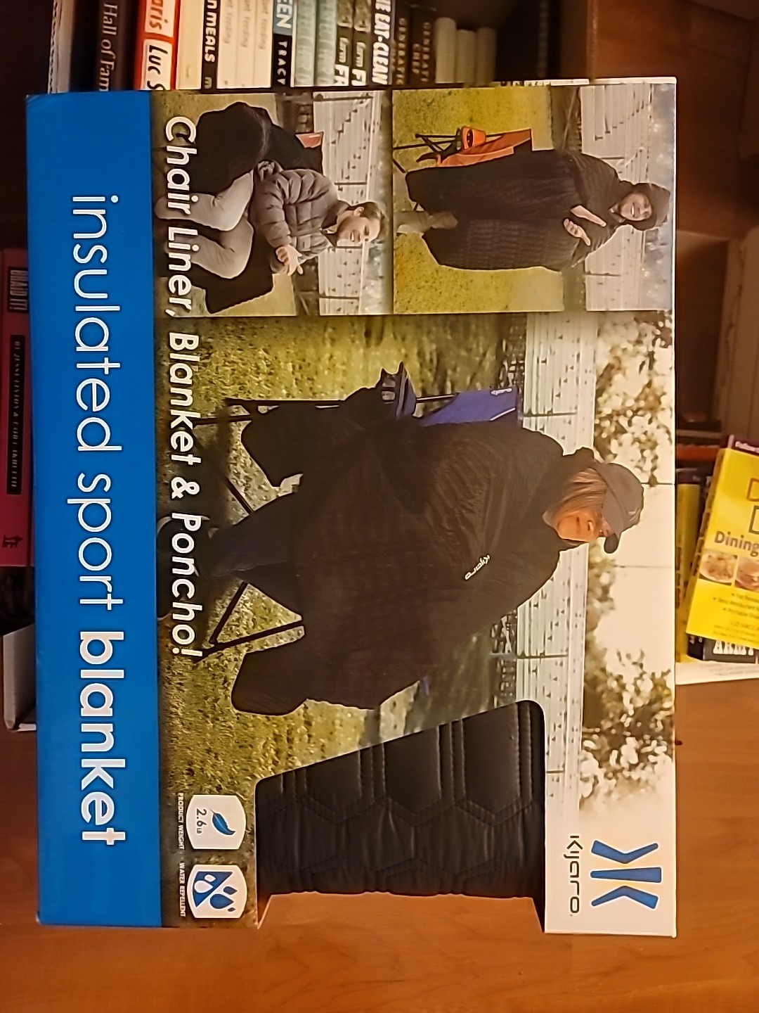 KIJARO INSULATED SPORTS BLANKET CHAIR LINER BLANKET  PONCHO WATER REPELLENT POLY