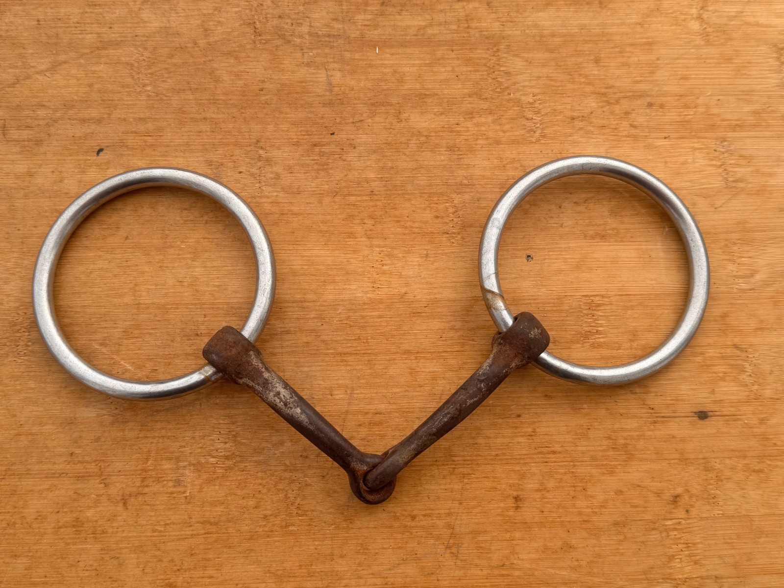 Nice Thick Ring Loose Ring Western Horse Snaffle Bit ~ 5"
