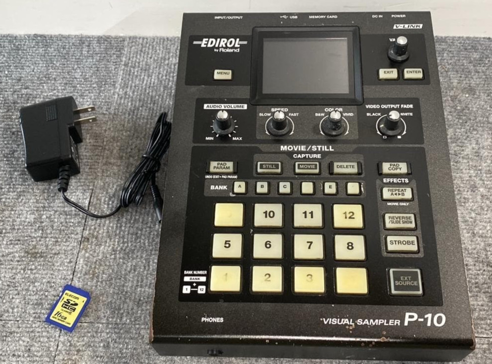 Roland EDIROL P-10 Visual Sampler VJ Video USB MIDI Sealed New in Box Japan