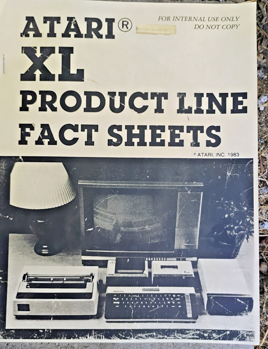 Atari XL Product Line Fact Sheets ONLY; Original - Atari 400/800/XL/XE