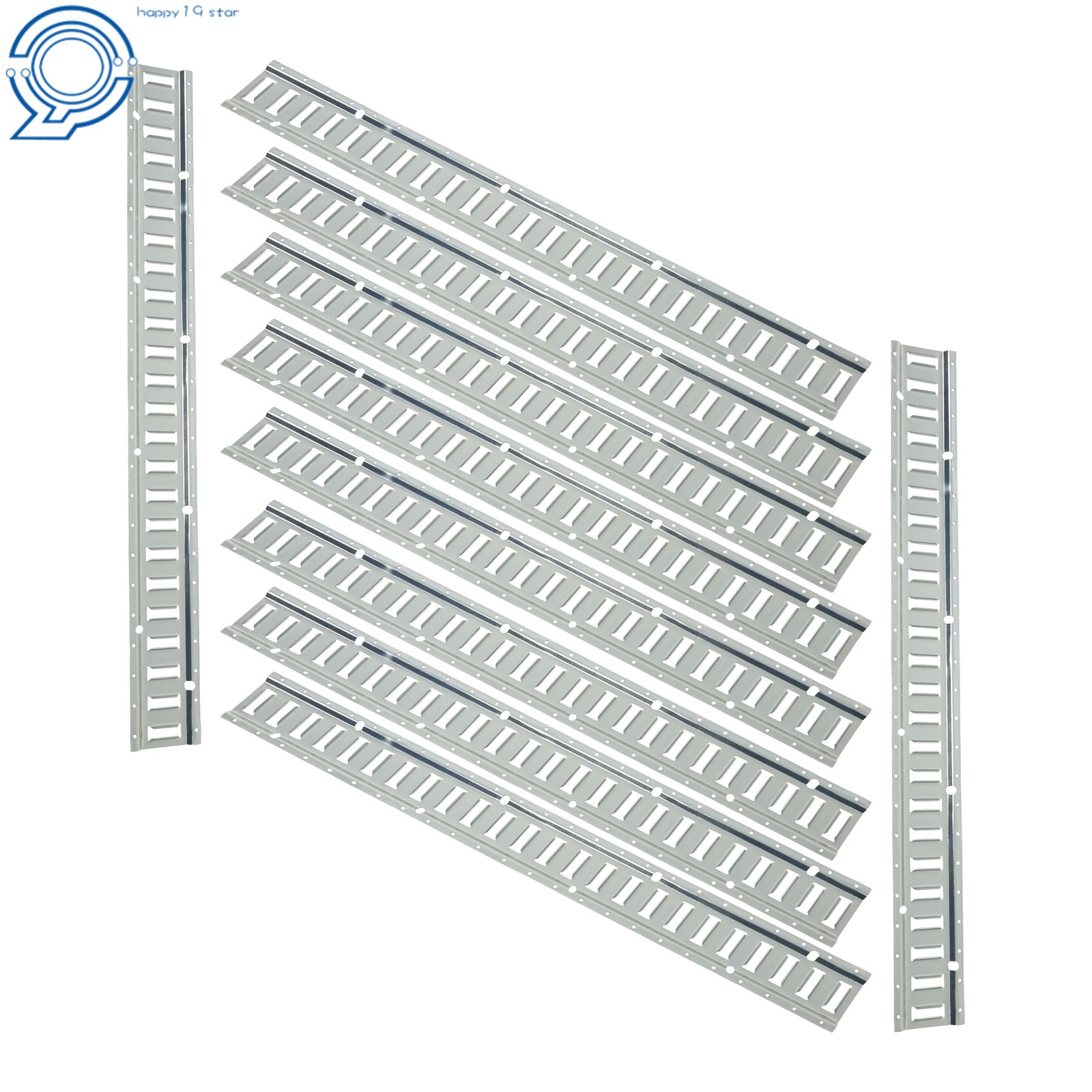 10 Pack 4' E Track Tie Down Rail Kit  Power Coated For Cargo Trailer