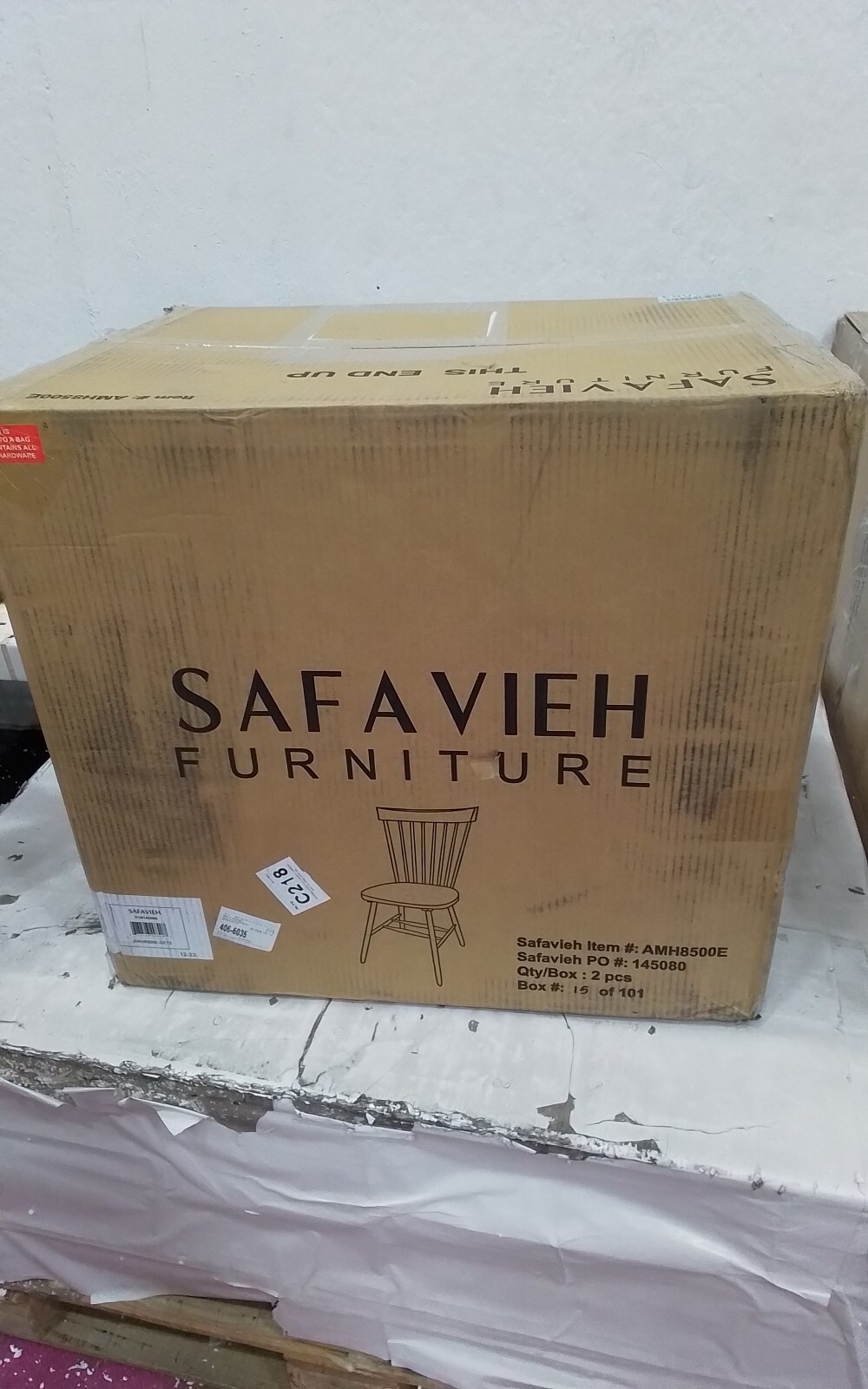 Safavieh PARKER SPINDEL SIDE CHAIR, Reduced Price 2172742198 AMH8500E