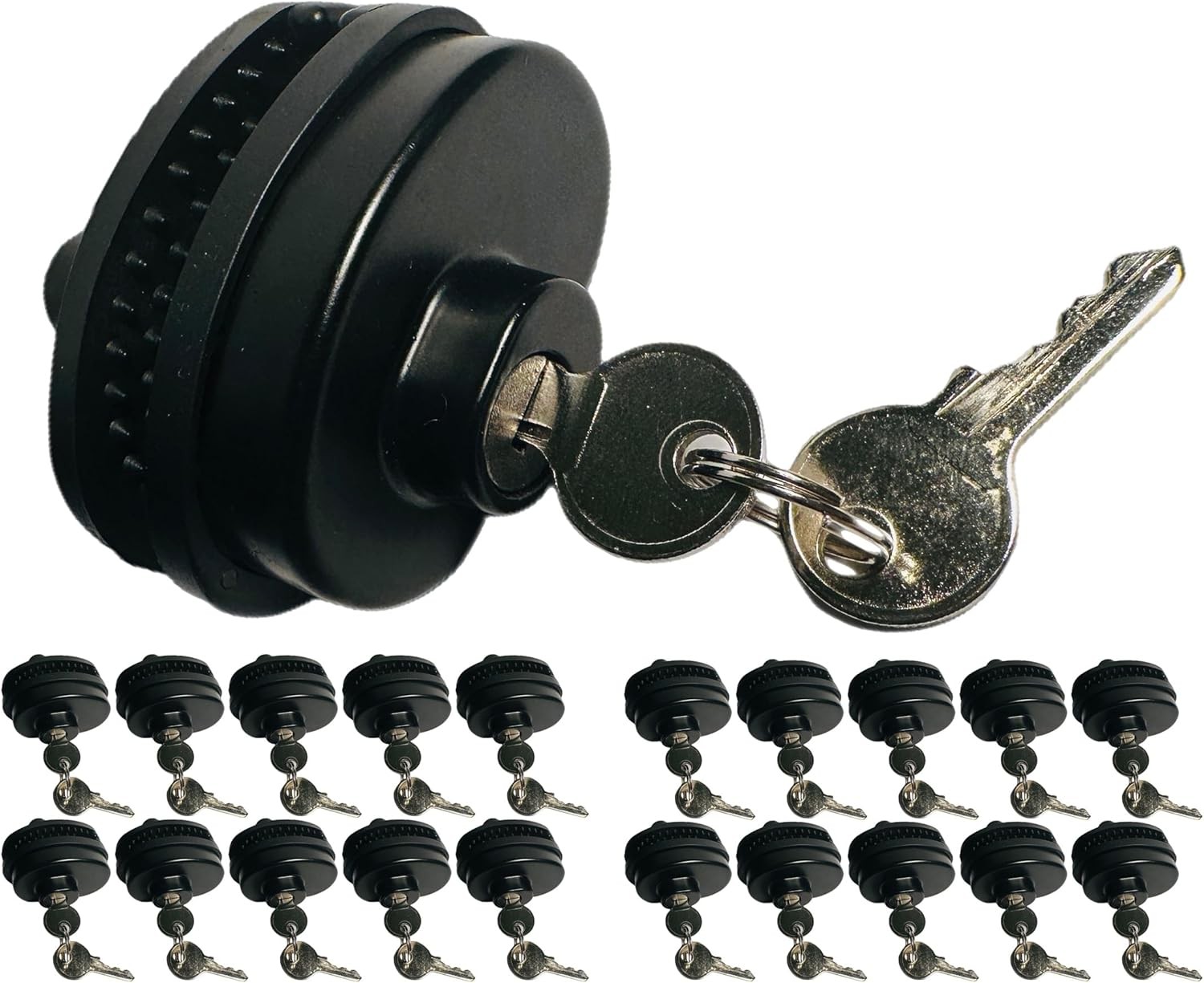 Gun Trigger Lock with Keys, Keyed Alike Universal Trigger Gun Locks Easy-Carry 1